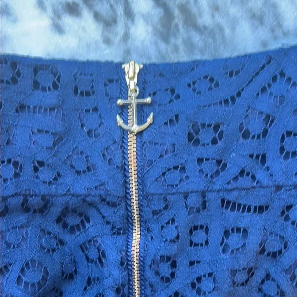 Lilly Pulitzer Deep Blue Karina Lace Dress | 6 - Picture 5 of 5